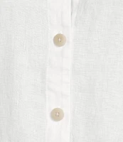 Eileen Fisher Organic Linen V-Neck Sleeveless Vest