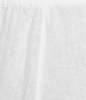Eileen Fisher Organic Linen Wide Leg Ankle Pants