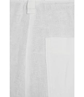 Eileen Fisher Organic Linen Wide-Leg Cargo Pants