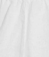Eileen Fisher Petite Organic Linen Pleated Lantern Ankle Pants
