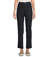 Eileen Fisher Petite Organic Recycled Cotton Stretch Denim High Waist Slim Leg Jeans