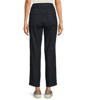 Eileen Fisher Petite Organic Recycled Cotton Stretch Denim High Waist Slim Leg Jeans