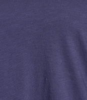 Eileen Fisher Plus Easy Organic Cotton Jersey Knit V-Neck Short Sleeve Tee