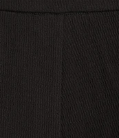 Eileen Fisher Plus Size Crinkle Knit Jersey Wide Leg Pull-On Pants