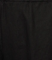 Eileen Fisher Plus Size Organic Linen Pleated Lantern Ankle Pants