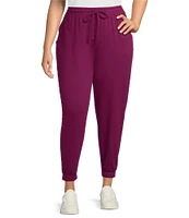 Eileen Fisher Plus Size Tencel™ Lyocell Cozy Brushed Terry Hug Jogger Ankle Pants