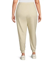 Eileen Fisher Plus Size Tencel™ Lyocell Lightweight Ponte Coordinating Jogger Ankle Pants