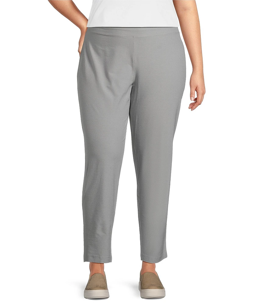 Eileen Fisher Plus Slim Ankle Pants