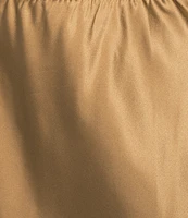 Eileen Fisher Plus Stretch Silk Charmeuse Full Skirt