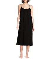 Eileen Fisher Sleeveless Scoop Neck Knit Nightgown