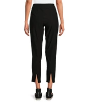 Eileen Fisher Stretch Crepe Flat Front Crop Pants