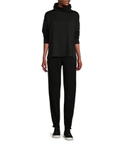 Eileen Fisher Tencel™ Lyocell Cozy Brushed Terry Hug Jogger Ankle Pants