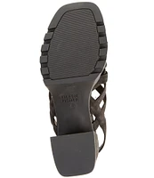 Eileen Fisher Tumbled Nubuck Slingback Sandals