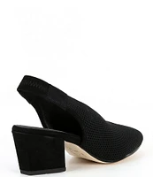 Eileen Fisher Vasa Stretch Knit Slingback Pumps