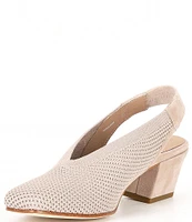 Eileen Fisher Vasa Stretch Knit Slingback Pumps