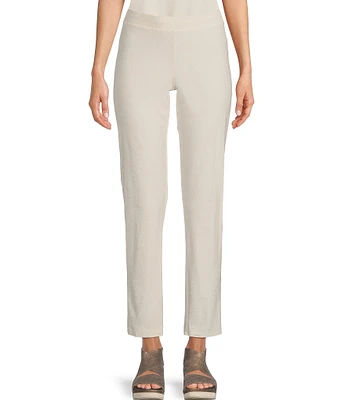 Eileen Fisher Washable Stretch Crepe Slim Leg Ankle Pant