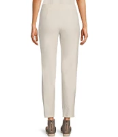 Eileen Fisher Washable Stretch Crepe Slim Leg Ankle Pant