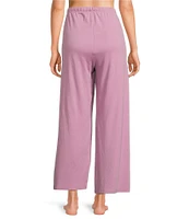 Eileen Fisher Organic Cotton Wide Ankle Knit Sleep Pants