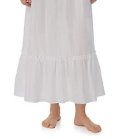 Eileen West Long Sleeve Sweetheart Neck Woven Ballet Nightgown