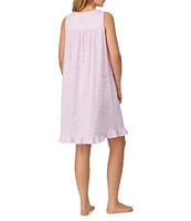 Eileen West Scroll Floral Jersey Knit Sleeveless Sweetheart Neck Chemise