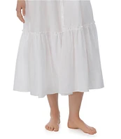 Eileen West Sleeveless Round Neck Woven Ballet Nightgown