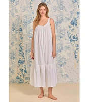 Eileen West Sleeveless Round Neck Woven Ballet Nightgown