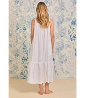 Eileen West Sleeveless Round Neck Woven Ballet Nightgown