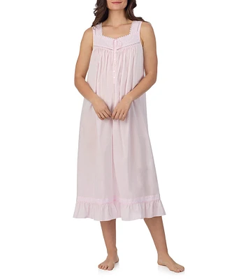 Eileen West Sleeveless Sweetheart Neck Woven Ballet Nightgown