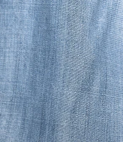 ELAN Tencel Chambray Coordinating Johnny Collar Sleeveless Top