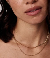 Electric Picks Double Chain Necklace