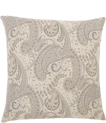 ELISABETH YORK Abha Paisley Jacquard Cotton Euro Sham