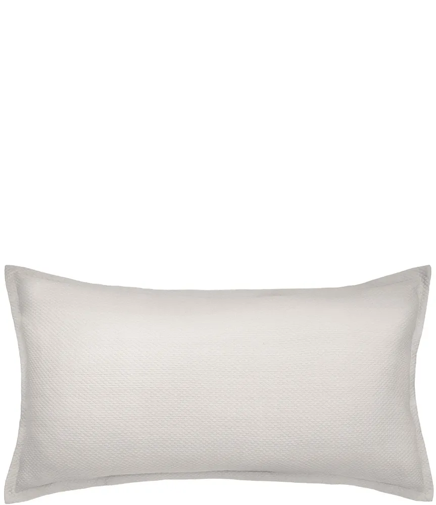 ELISABETH YORK Diamond Matelasse Pattern Cotton Sham