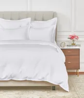 ELISABETH YORK Edin Woven Matelasse Braided Pattern Cotton Duvet Cover