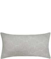 ELISABETH YORK Elaine Yarn-Dyed Rounded Diamond Matelasse Pillow Sham