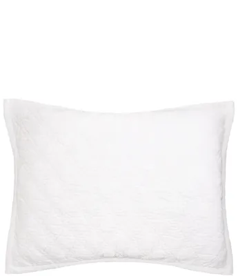 ELISABETH YORK Emory Collection Channel Stitch Diamond Pattern Sham