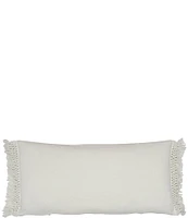 ELISABETH YORK Lavato Fringed Bolster Pillow