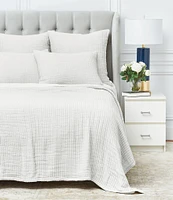 ELISABETH YORK Lida Double-Sided Reversible Cotton Coverlet