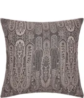 ELISABETH YORK Nerina Paisley Jacquard Woven Cotton Euro Sham