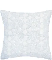 ELISABETH YORK Paloma Exotic Floral Tile Cotton Gauze Euro Sham