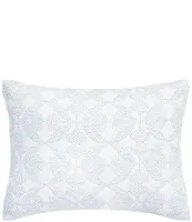 ELISABETH YORK Paloma Exotic Floral Tile Pattern Cotton Gauze Standard Sham