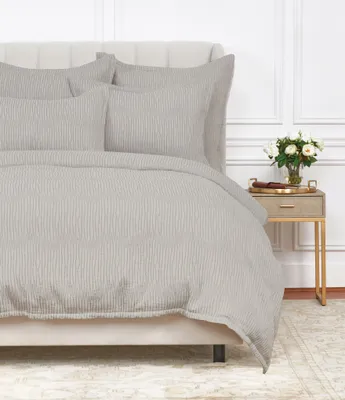 ELISABETH YORK Simone Woven Matelasse Yarn-Dyed Duvet Cover