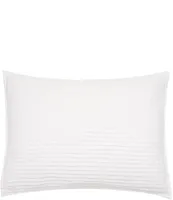 ELISABETH YORK Tess Dove Woven Pleated Cotton Sham