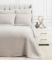 ELISABETH YORK Vance Geometric Chevron Matelasse Cotton Coverlet