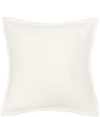 ELISABETH YORK Willa Ivory Cotton Voile Euro Sham