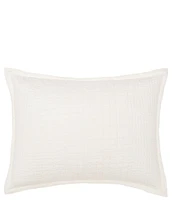 ELISABETH YORK Willa Ivory Cotton Voile Pillow Sham
