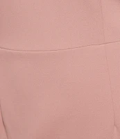 Eliza J Plus Size Off the Shoulder Puff Sleeve Sheath Gown