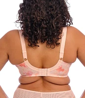 Elomi Lucie Cosmos Print Full Busted Underwire Stretch Plunge Bra
