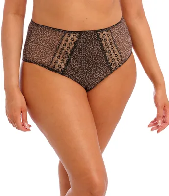 Elomi Matilda Leopard Print Full Brief Panty