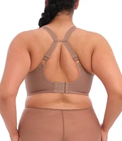 Elomi Plus Size Matilda Embroidered Sheer Plunging Convertible U-Back to Racerback Contour Wire Full-Busted Bra