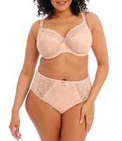 Elomi Morgan Lace-Trimmed Full-Busted Contour U-Back Underwire Bra